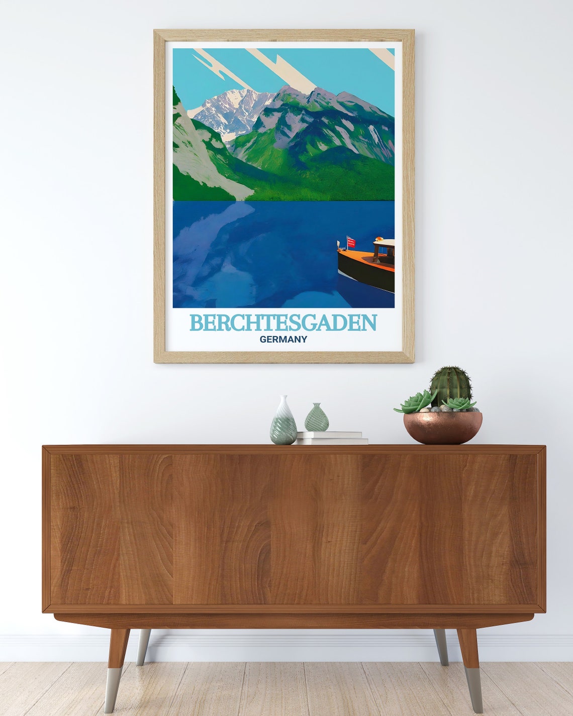 Berchtesgaden Travel Print Knigssee Art Knigssee Decor And Berchtesgaden Travel Art Germany Travel Gifts Knigssee Travel Poster - Image 2