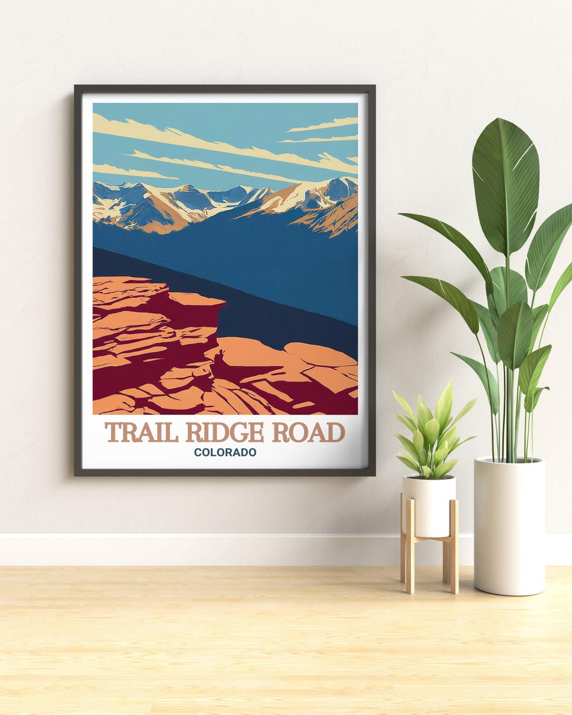 Trail Ridge Road Colorado Forest Canyon Scenic Overlook Art Print - Image 2