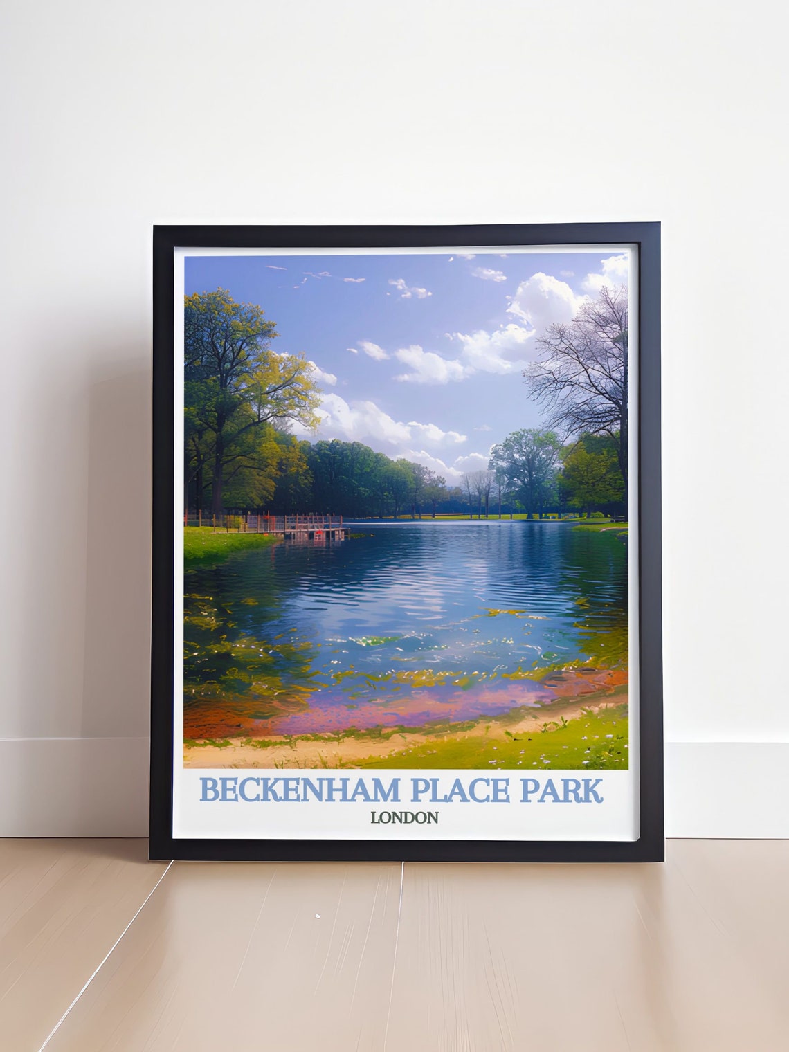 Beckenham Place Park Art Print Lush London Landscapes In Vivid Detail Bromley London Wall Art Urban Beauty Meets Natural Wonder - Image 4