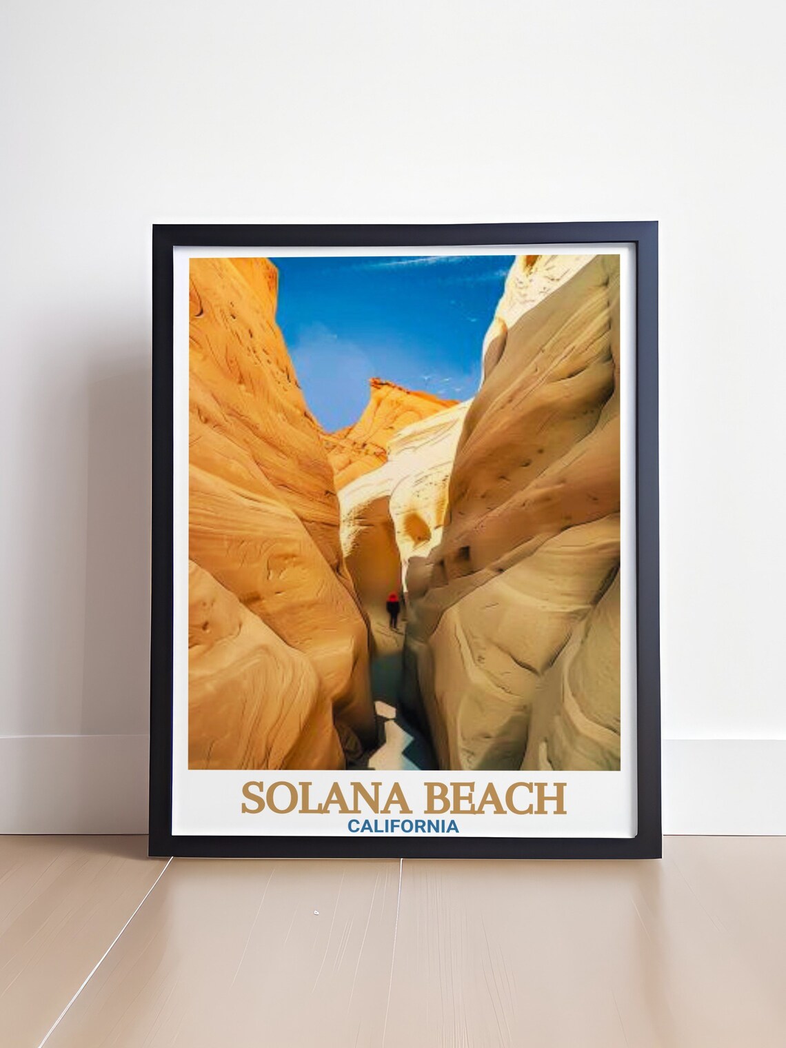 Solana Beach California Annies Canyon Trail Slot Canyon Travel Poster - Image 4