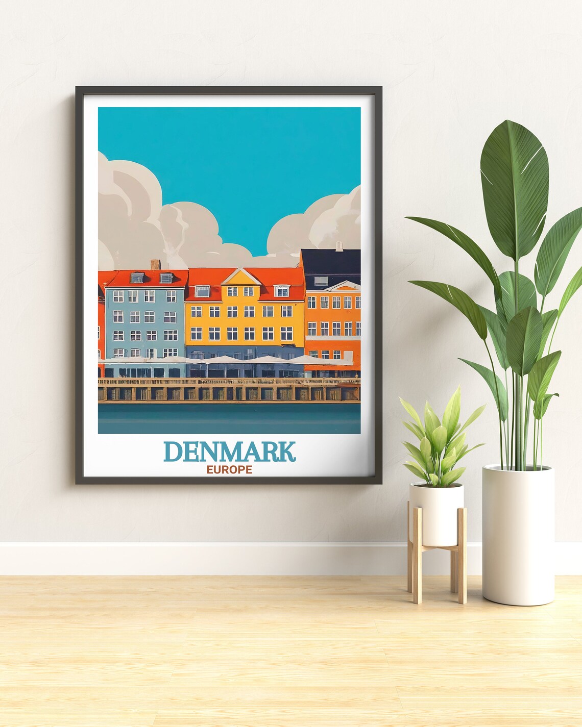Denmark Europe Nyhavn Colorful Waterfront Houses Harbor Poster - Image 3