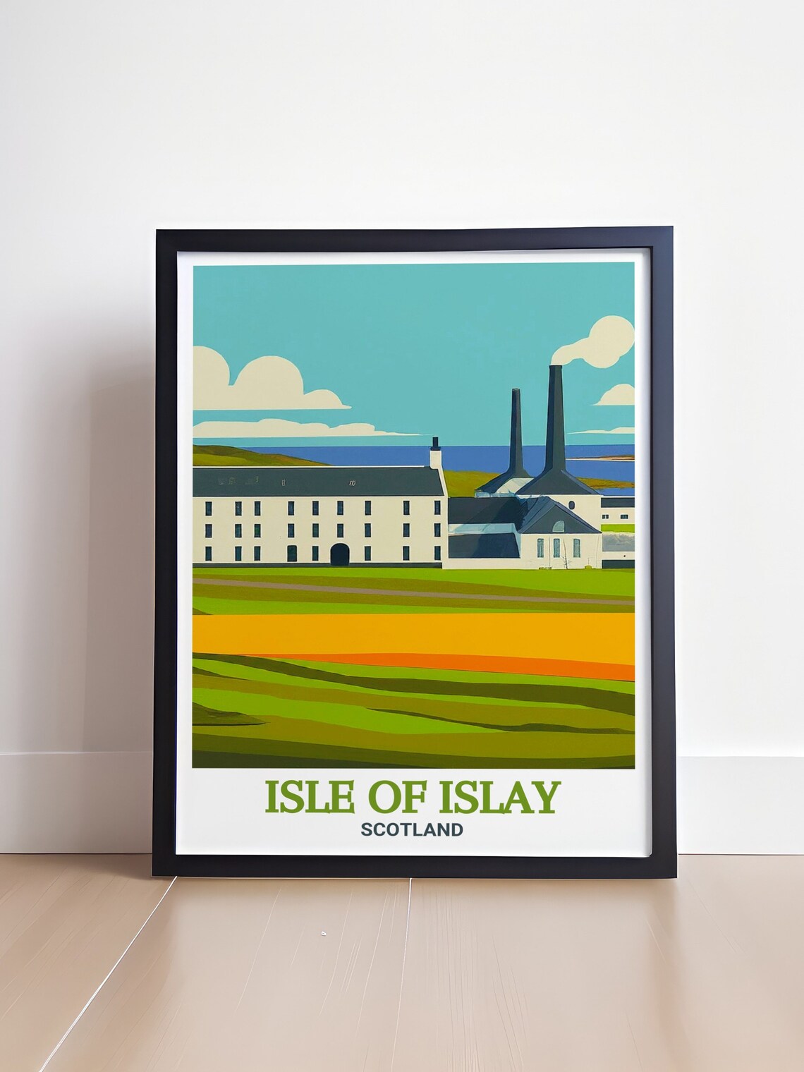 Isle of Islay Scotland Laphroaig Distillery Coastal Whisky Poster - Image 4