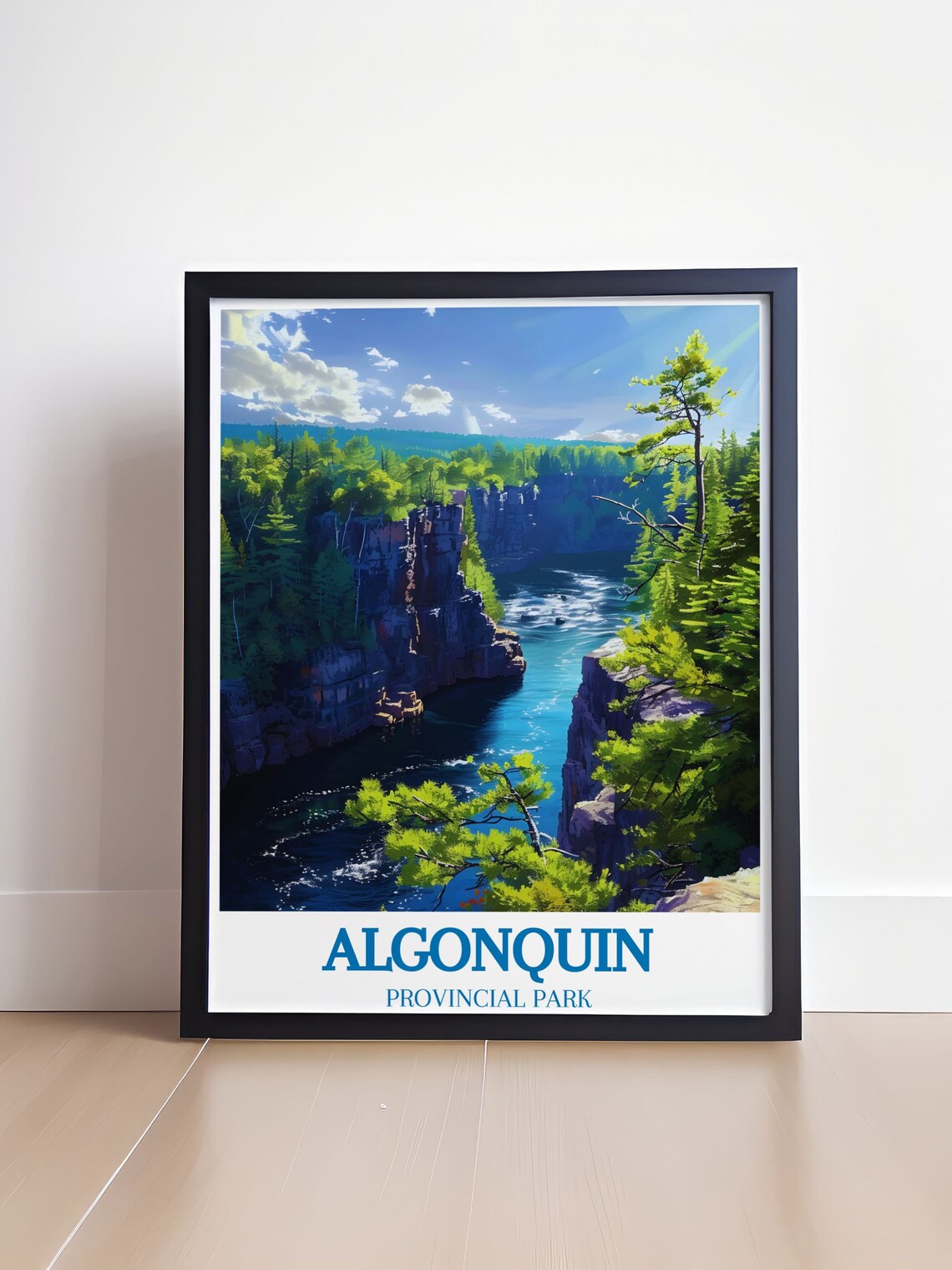 Algonquin Wilderness Art Print, Ontario Lake Landscape - Image 4