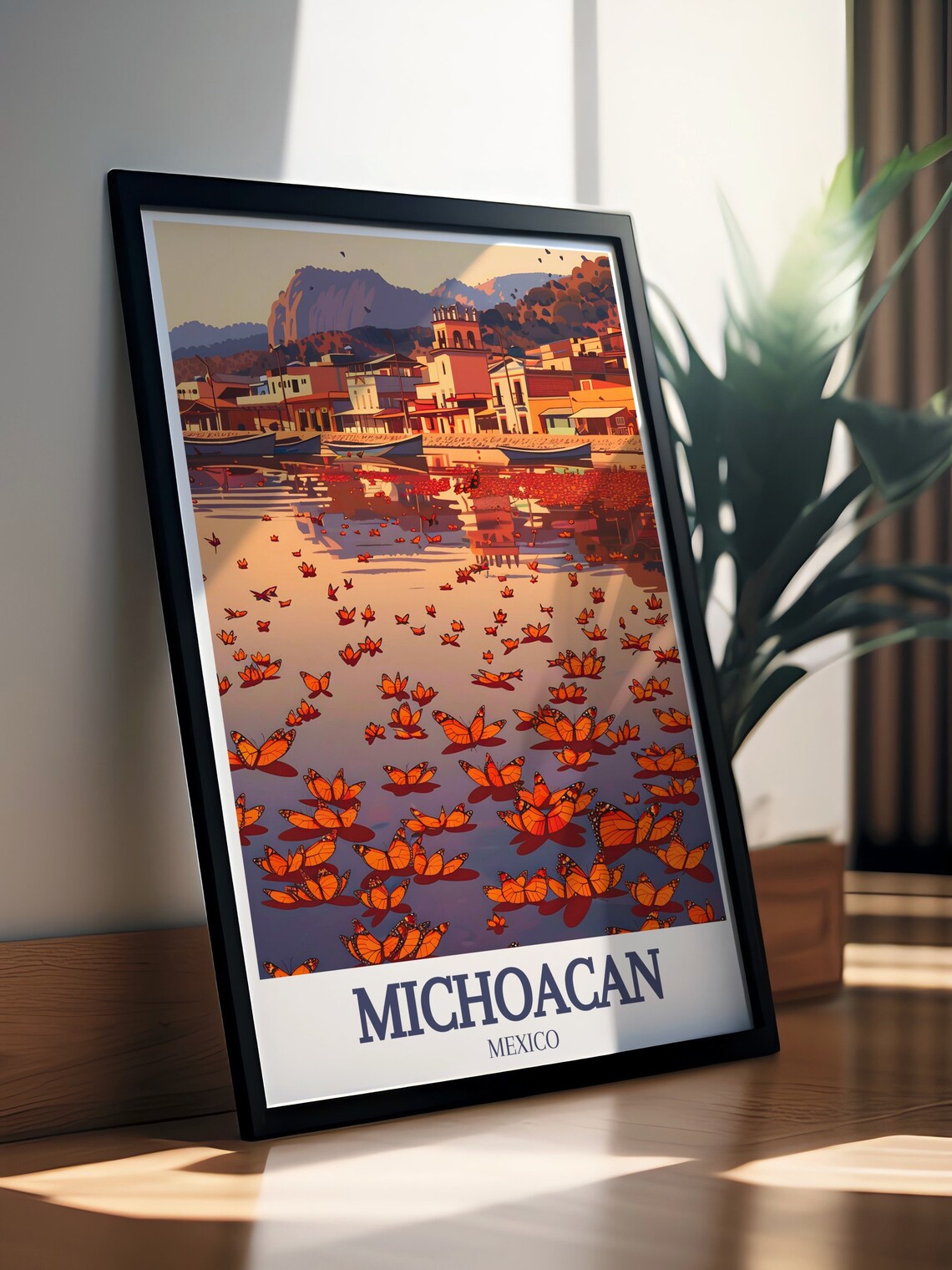 Michoacan Monarch Butterfly Biosphere Reserve Travel Poster - Image 3