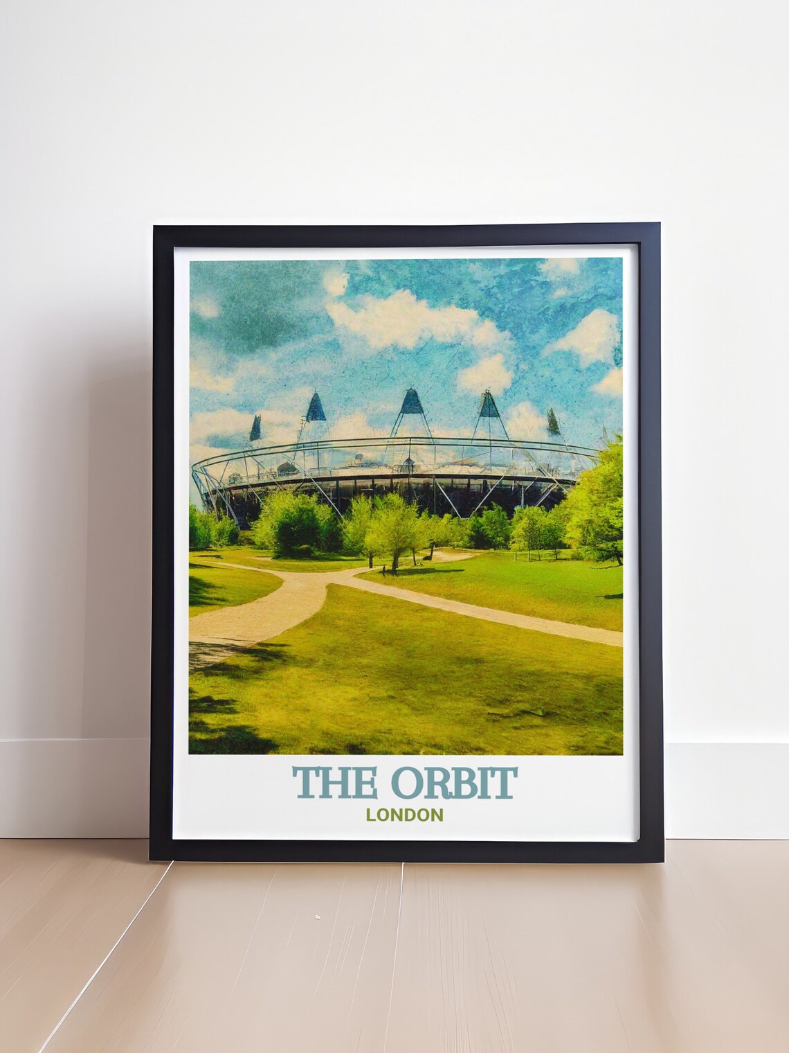 The Orbit London Queen Elizabeth Olympic Stadium Park View Poster - Image 4