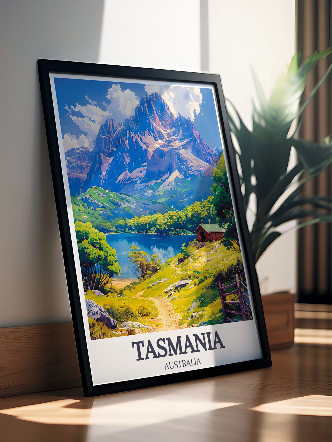 Tasmania Australia Cradle Mountain Lake Scenic Travel Poster - Image 3