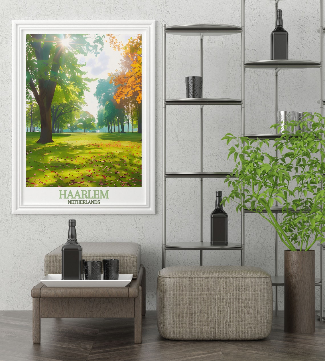 Haarlem Netherlands Haarlemmerhout Forest Dappled Light Poster - Image 3