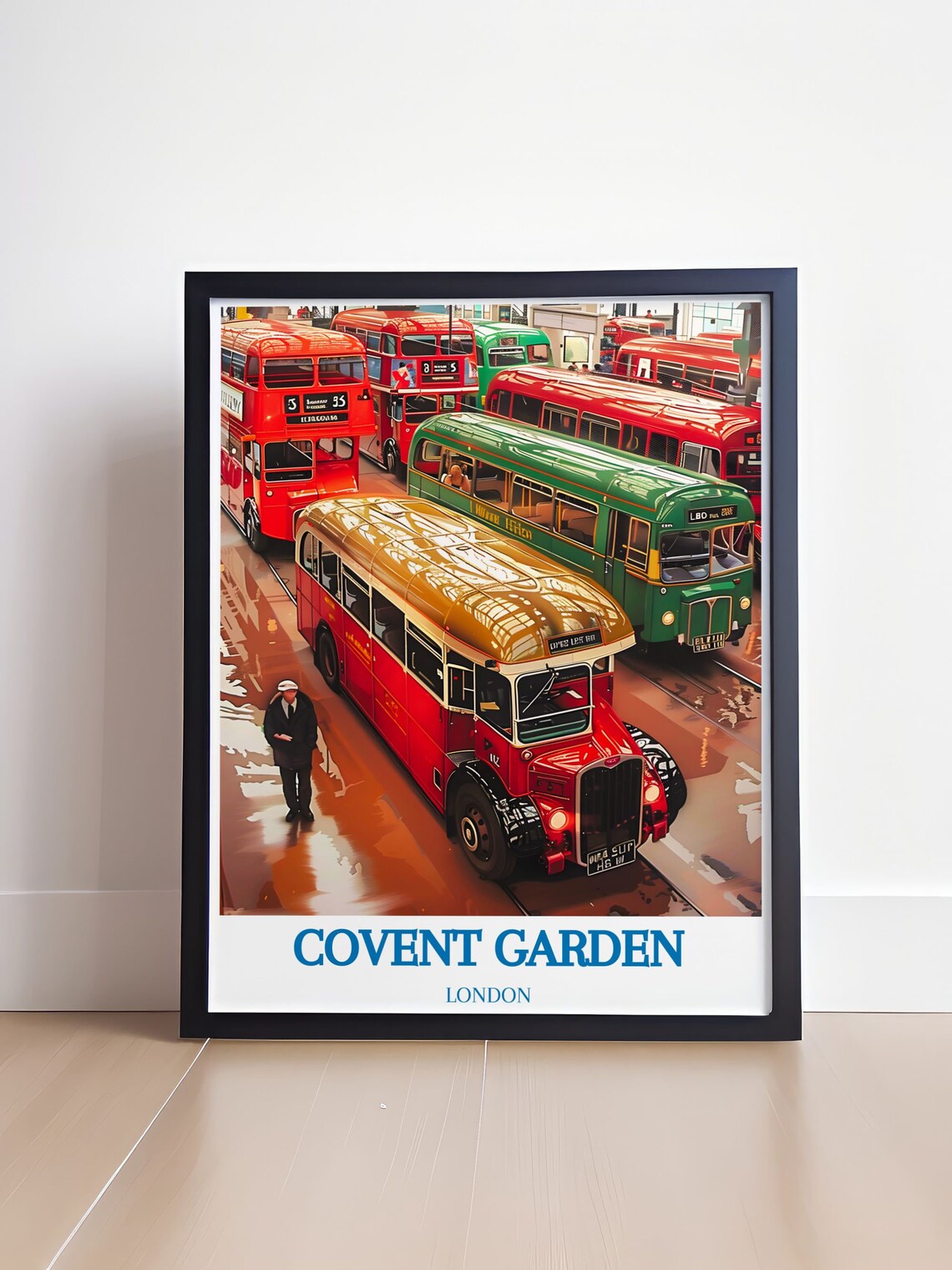 Explore Covent Garden Covent Garden And London Transport Museum Art Prints Capture The Essence Of London With Vintage Travel Prints - Image 4