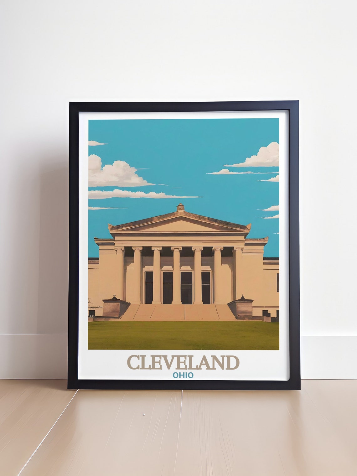 Cleveland Travel Print Cleveland Museum Of Art Travel Posters Cleveland Museum Of Art Posters Cleveland Wall Art - Image 4