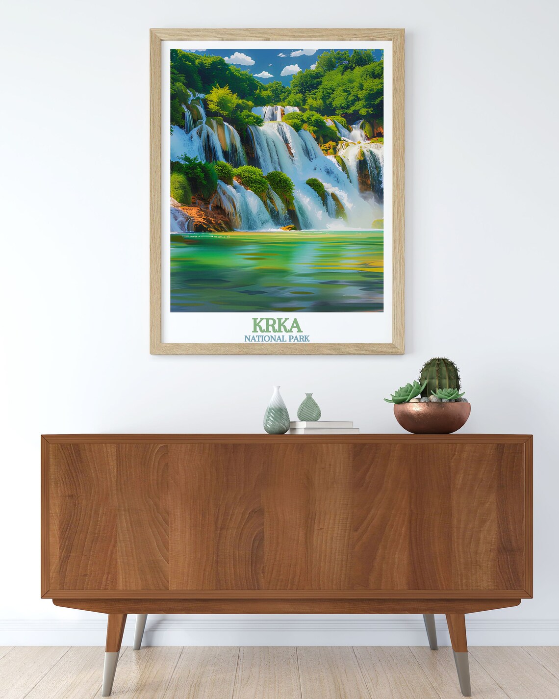 Skradinski Buk Cascading Waterfalls in Krka National Park Poster - Image 3