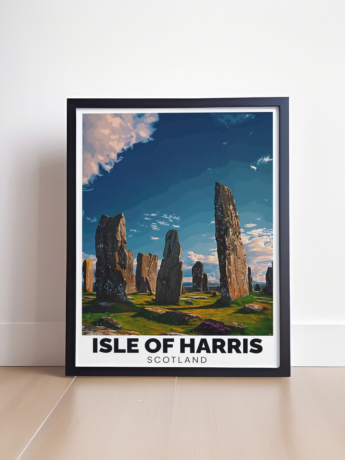 Callanish Standing Stones Ancient Megaliths Golden Hour Hebrides Poster - Image 4