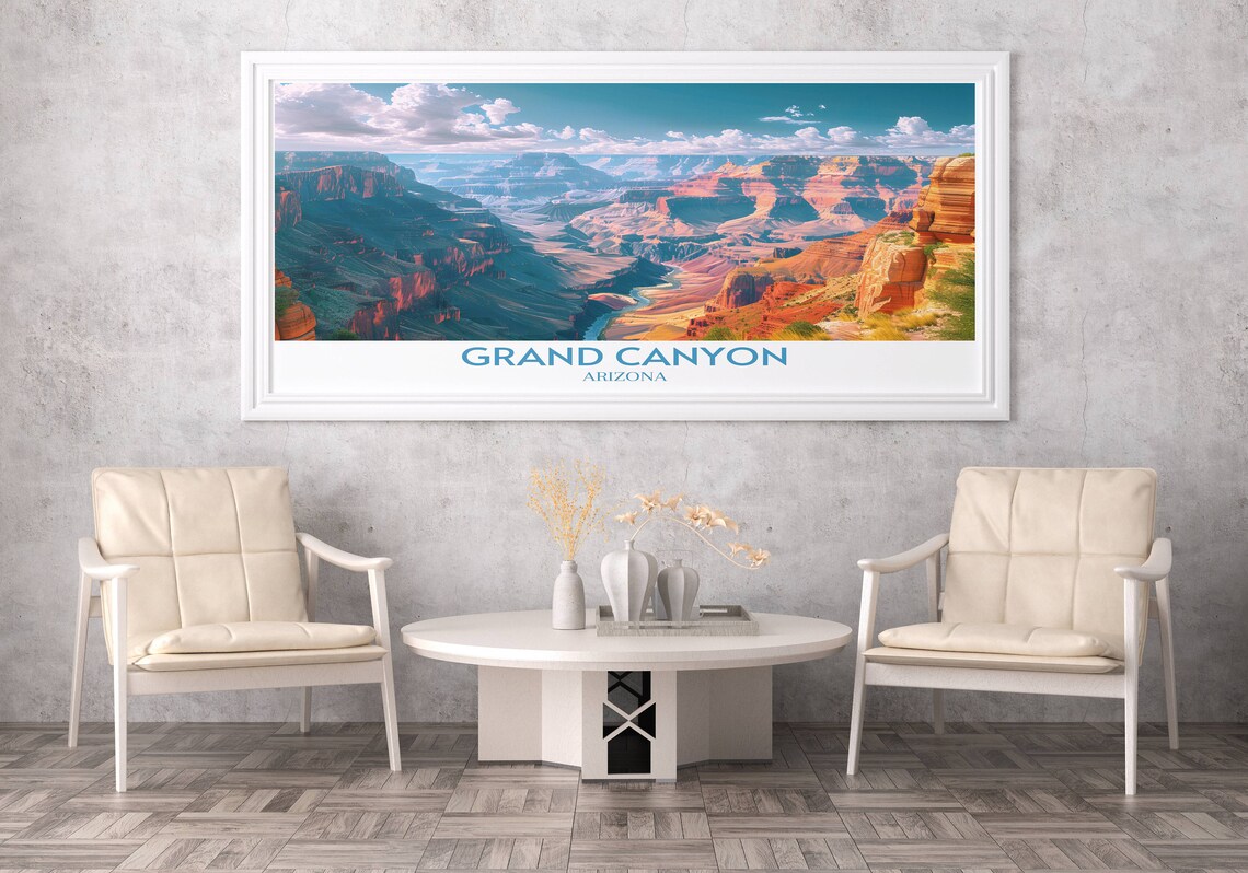 Grand Canyon Arizona National Park Vista Canyon Walls Poster - Image 3