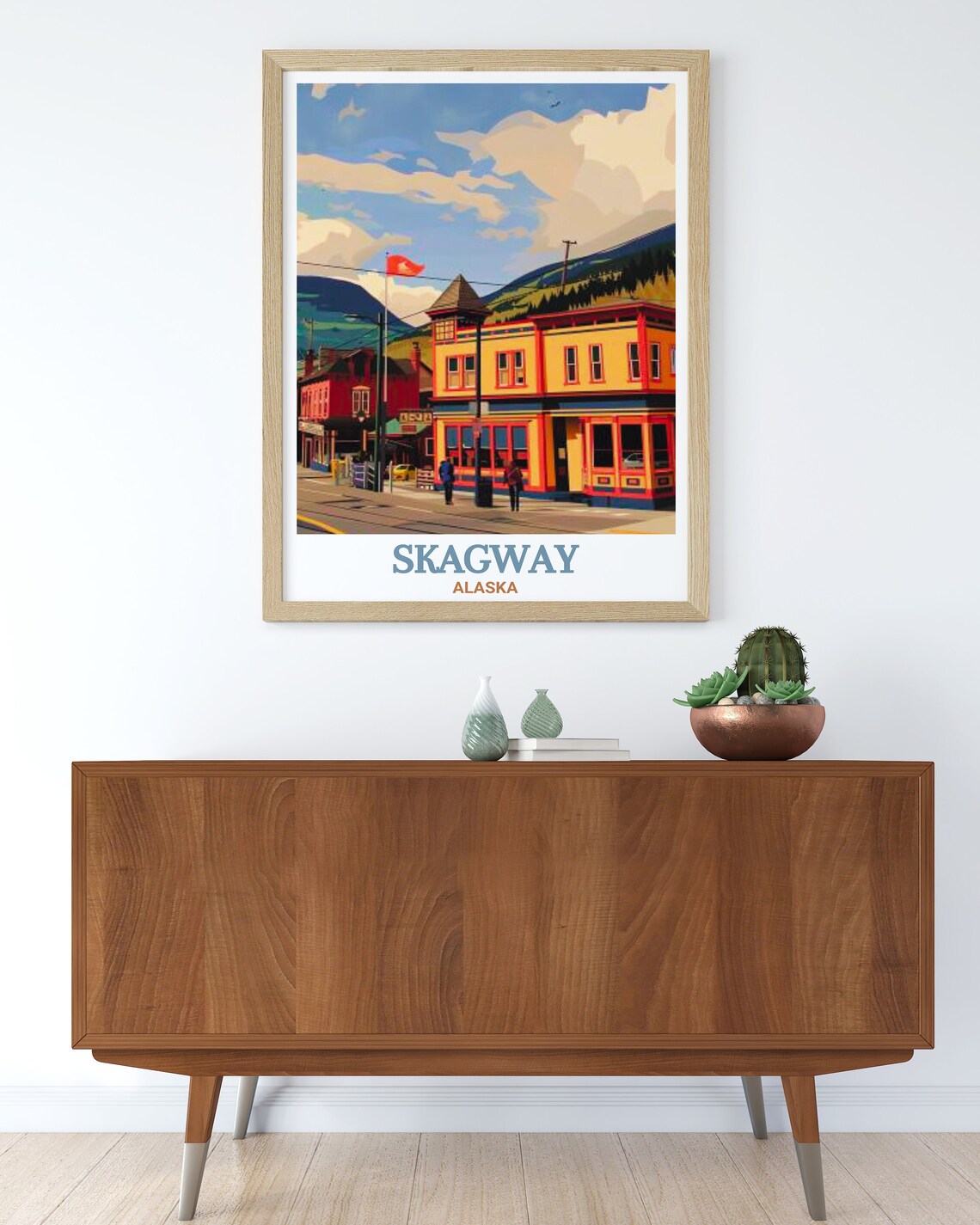 Skagway Travel Poster, Klondike Gold Rush Park - Image 3