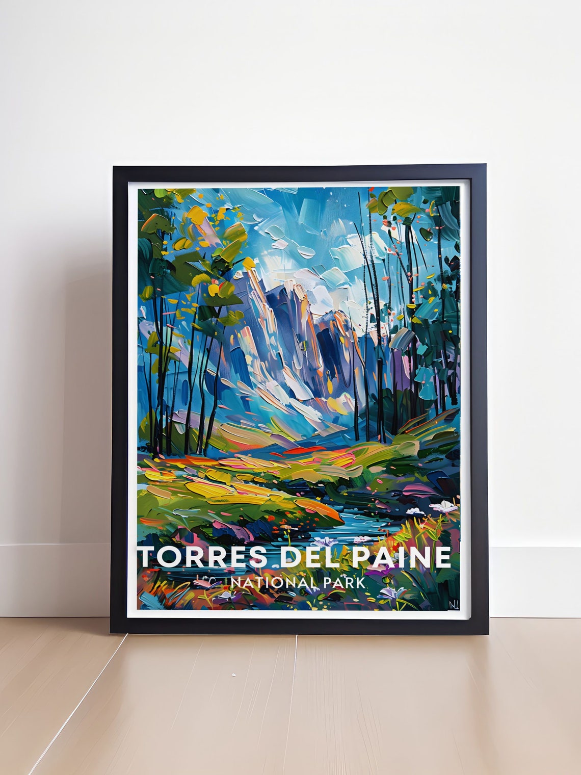 Torres Del Paine National Park Poster Travel Poster Of Glaciar Gray Glaciar Gray Art From Torres Del Paine - Image 4