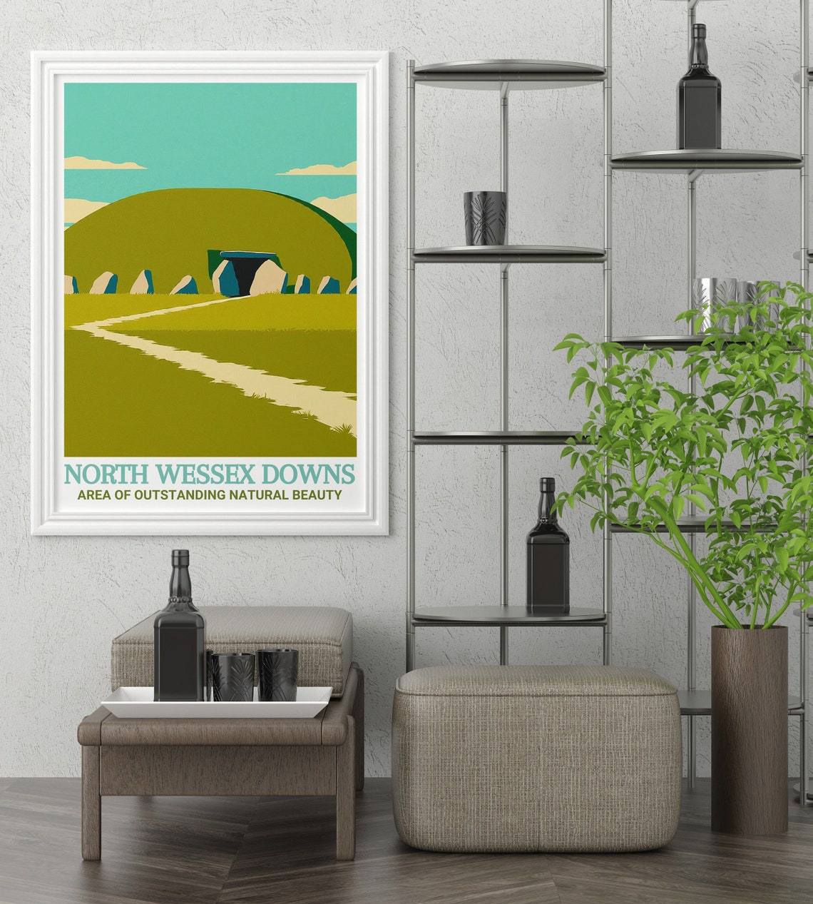 North Wessex Downs West Kennet Long Barrow Ancient Mound Poster - Image 3