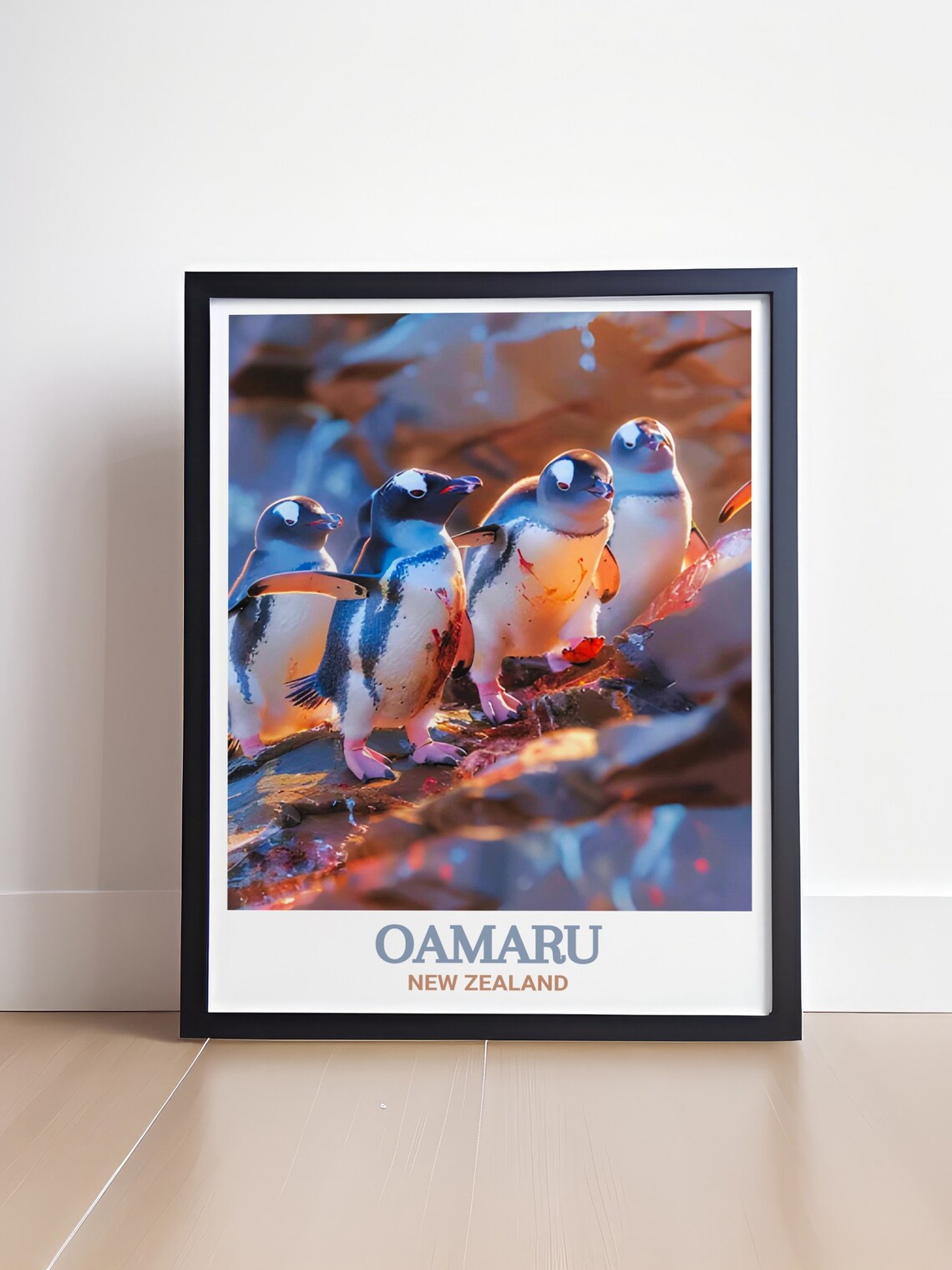 Oamaru Blue Penguin Colony Travel Poster - Image 4