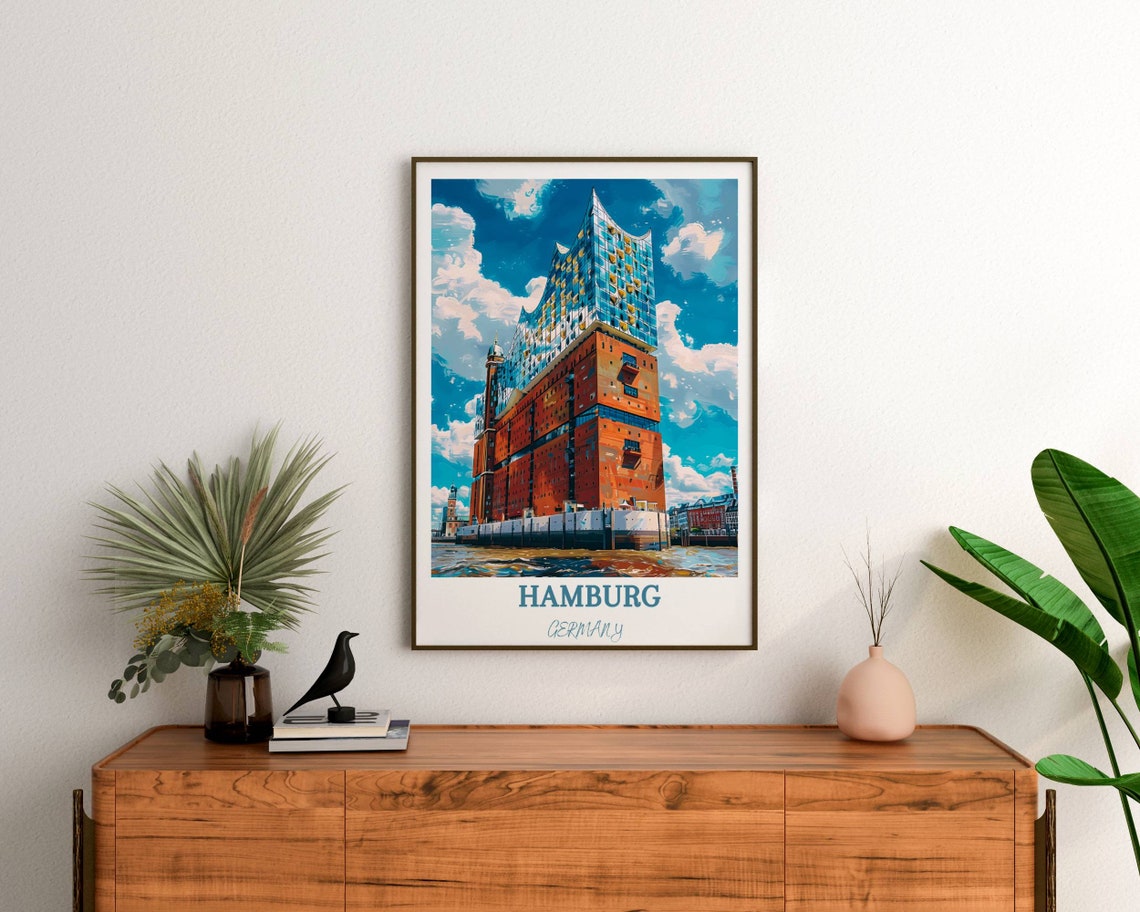 Elbphilharmonie Glass Concert Hall On Hamburg Waterfront Poster - Image 3