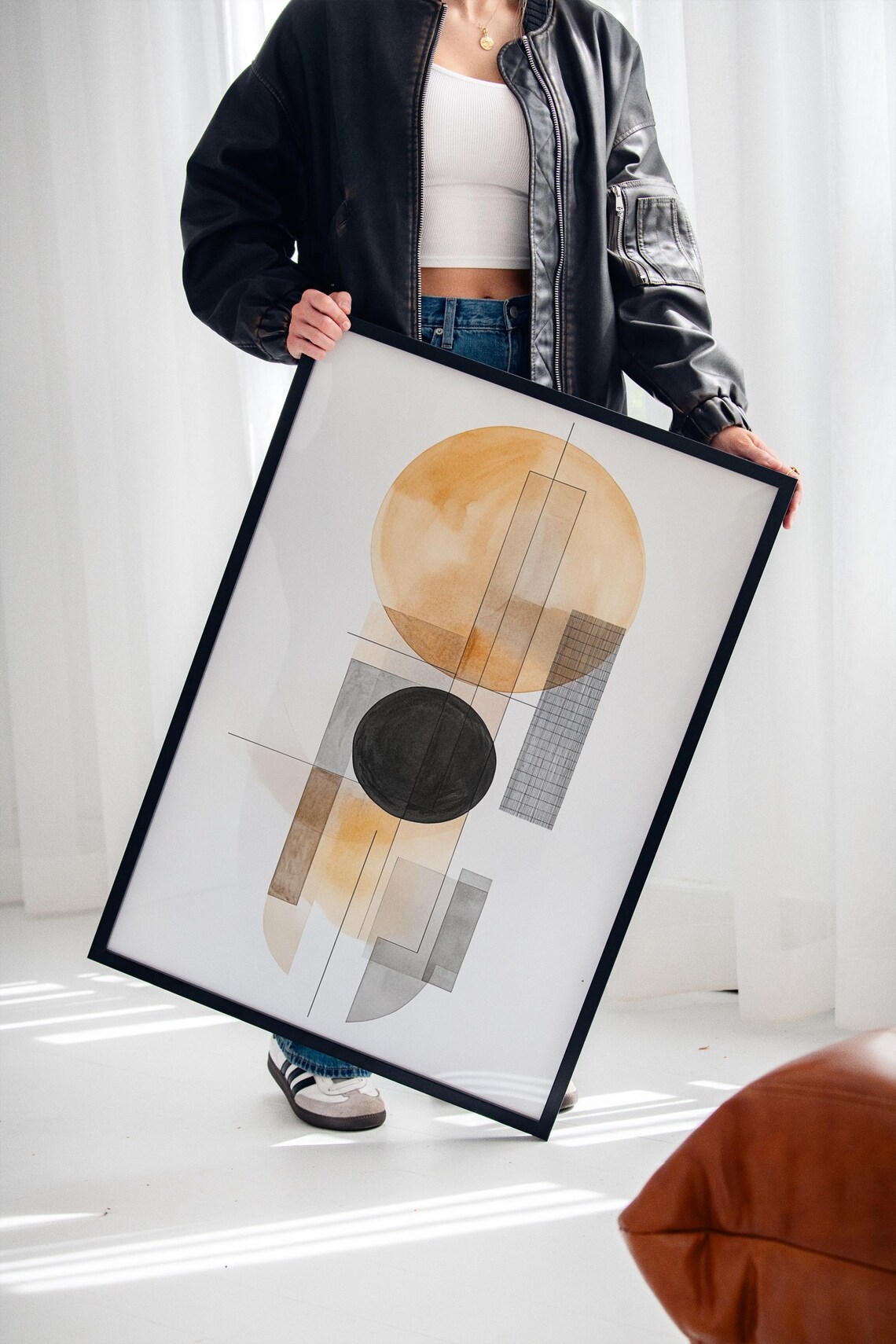 Modern Geometric Abstract Minimalist Art Print - Image 2