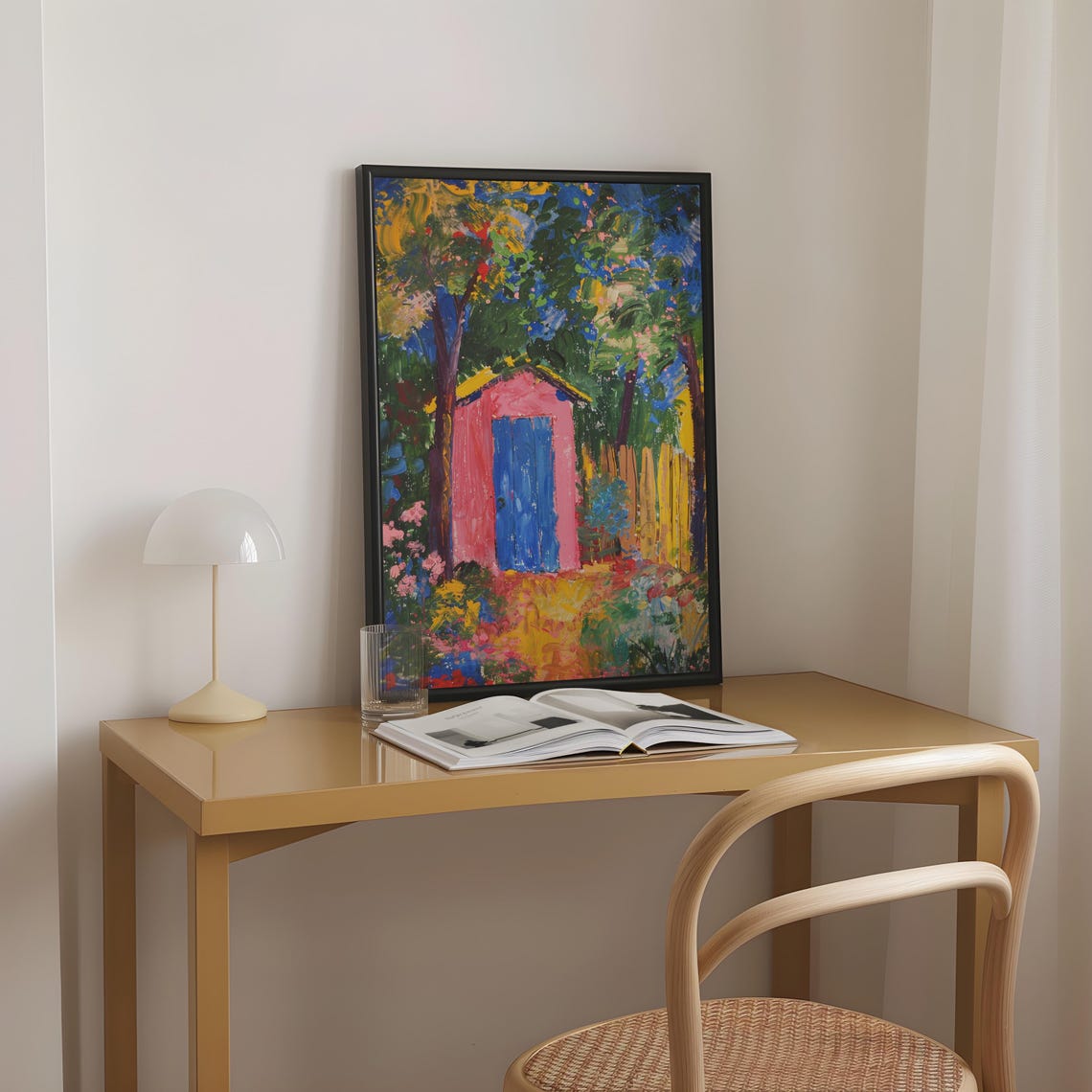 Garden Shed Henri Matisse Print Henri Matisse Style Fauvism Painting Modern Exhibition Print Colourful Nature Trees Gardening Flowers - Image 2
