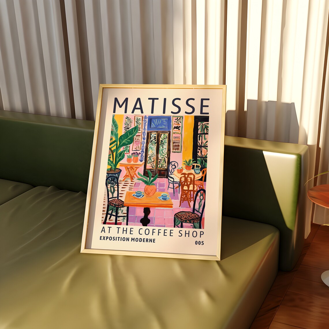 Matisse Coffee Shop Exhibition Art Print - Image 2