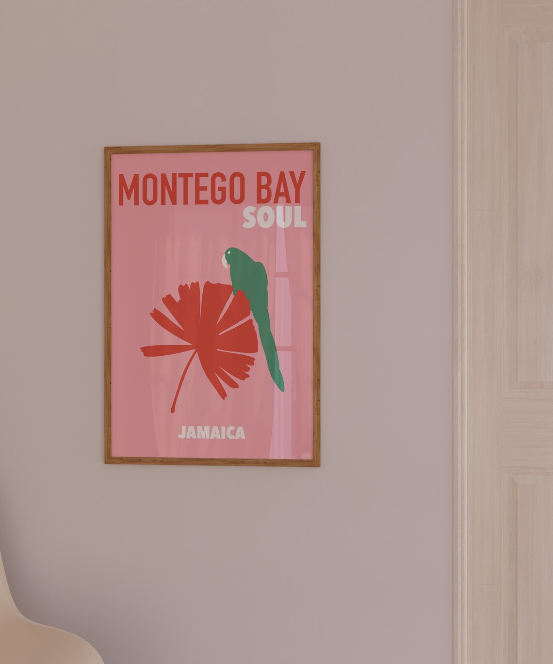 Montego Bay Retro Travel Poster, Jamaica Destination - Image 3
