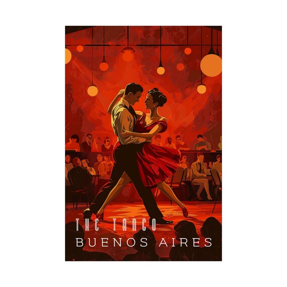 Buenos Aires Tango Dancers, Argentina Wall Art