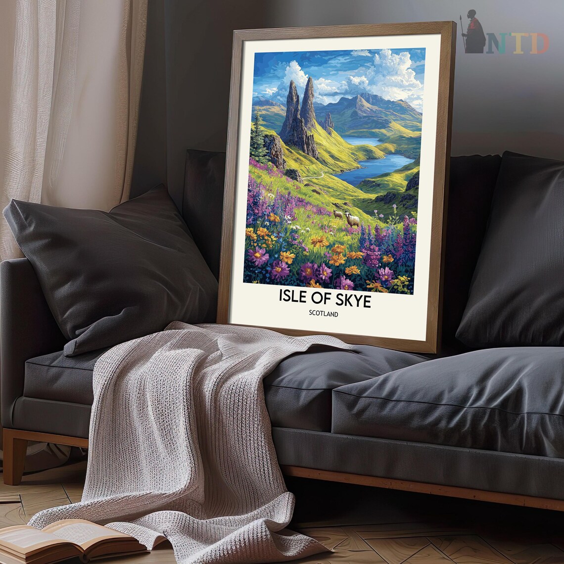 Isle Of Skye Travel Poster, Scotland Wall Art Print - Image 3
