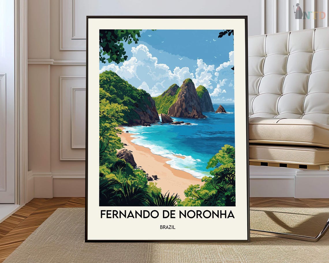 Fernando De Noronha Poster Wall Art Print Photo Brazil