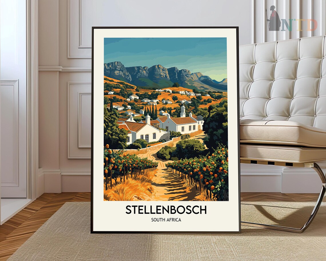 Stellenbosch Print Stellenbosch Wall Art Stellenbosch Poster Stellenbosch Photo Stellenbosch Poster Print Stellenbosch South Africa
