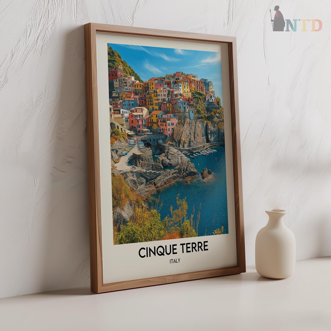 Cinque Terre Cliffside Village of Colorful Houses Above the Sea Poster - Image 2