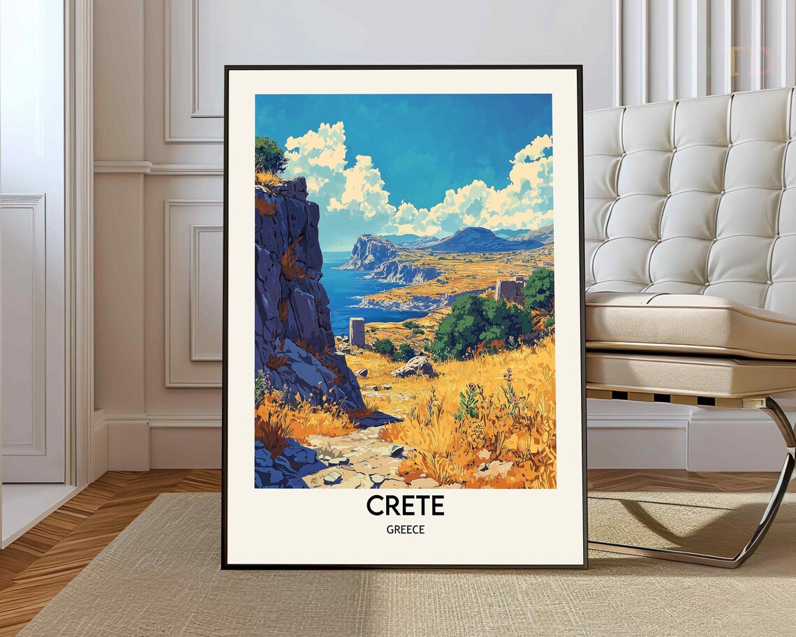 Crete Wall Art Print Photo Travel Island Greece