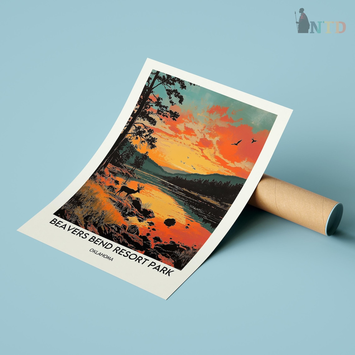 Beavers Bend State Park, Oklahoma Travel Poster - Image 2