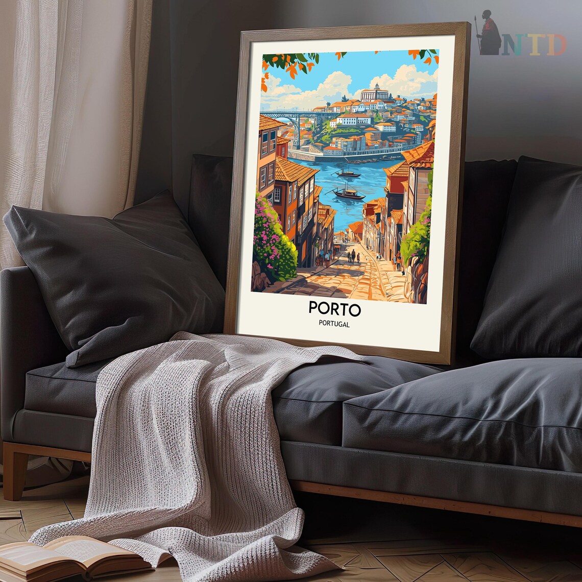 Porto Travel Poster, Portugal City Wall Art Print - Image 3