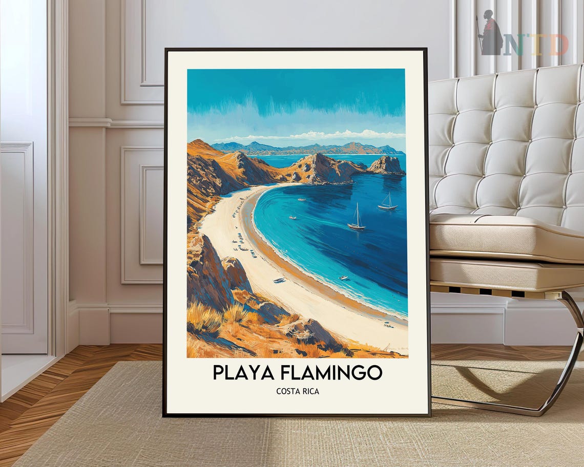 Playa Flamingo Print Playa Flamingo Wall Art Playa Flamingo Poster Playa Flamingo Photo Playa Flamingo Playa Flamingo Costa Rica