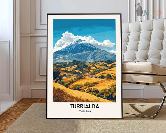 Turrialba Print Wall Art Poster Photo Costa Rica San Jose