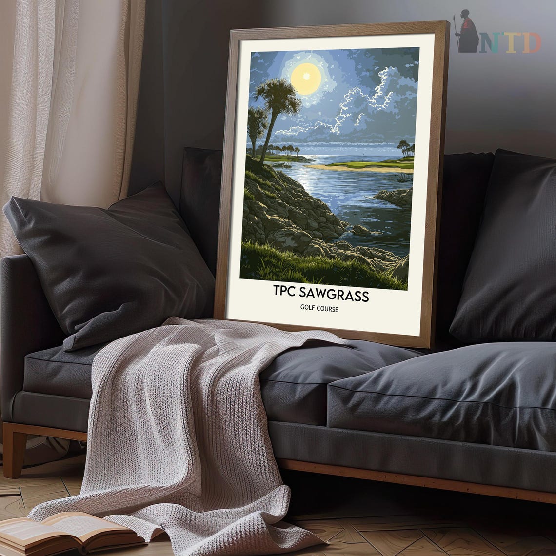 Tpc Sawgrass Print Tpc Sawgrass Wall Art Tpc Sawgrass Poster Tpc Sawgrass Photo Tpc Sawgrass Poster Print Golf Course Print - Image 3