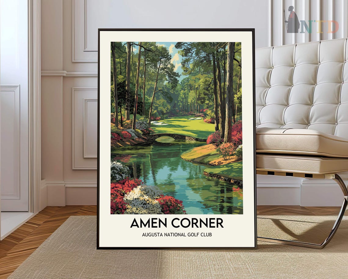 Amen Corner Augusta National Golf Club Masters Tournament Art Print