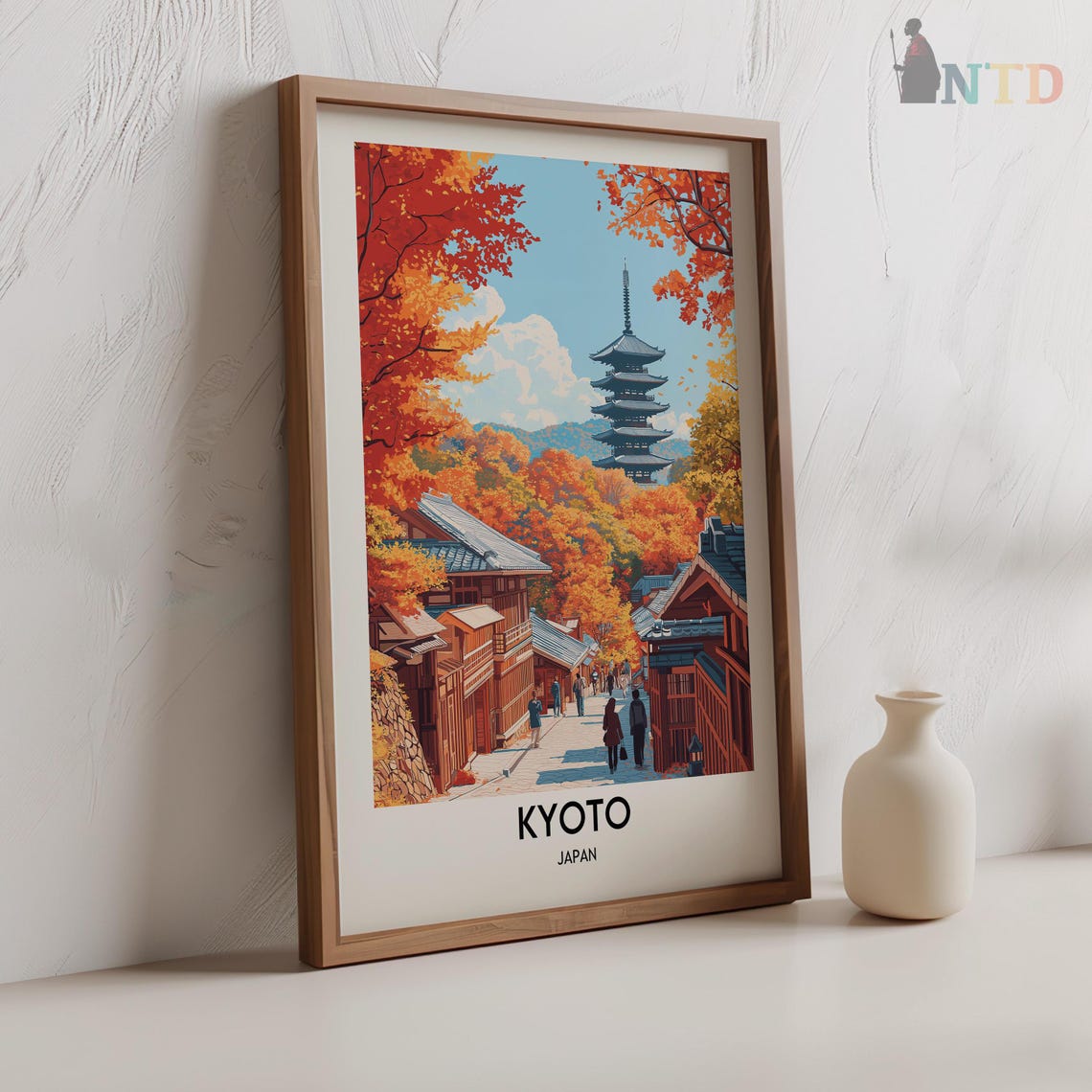 Kyoto Print Kyoto Wall Art Kyoto Poster Kyoto Photo Kyoto Poster Print Kyoto Wall Decor Japan Poster Japan Print Kyoto City Japan - Image 2
