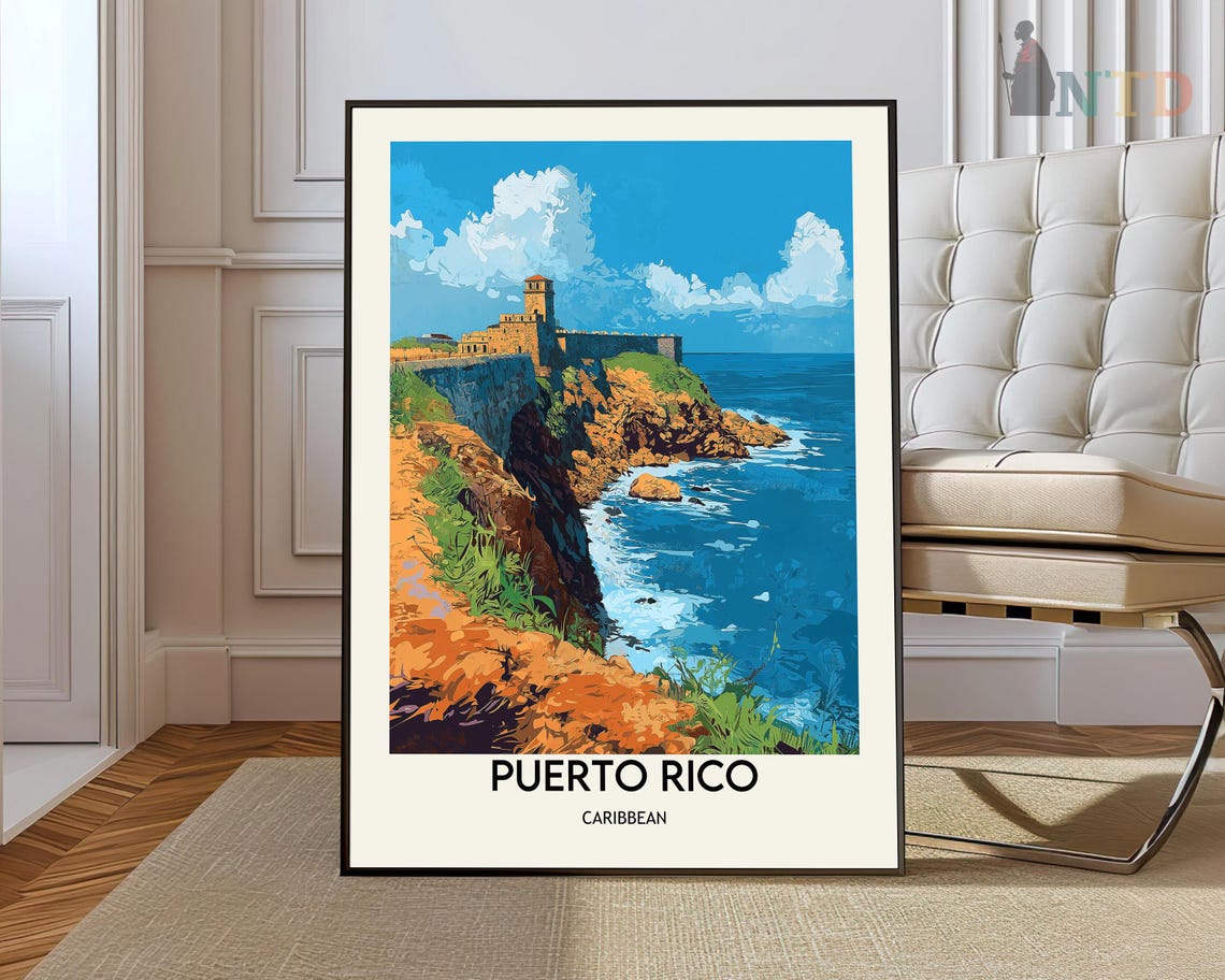 Puerto Rico Print Puerto Rico Wall Art Puerto Rico Poster Puerto Rico Photo Puerto Rico Poster Print San Juan Puerto Rico Poster