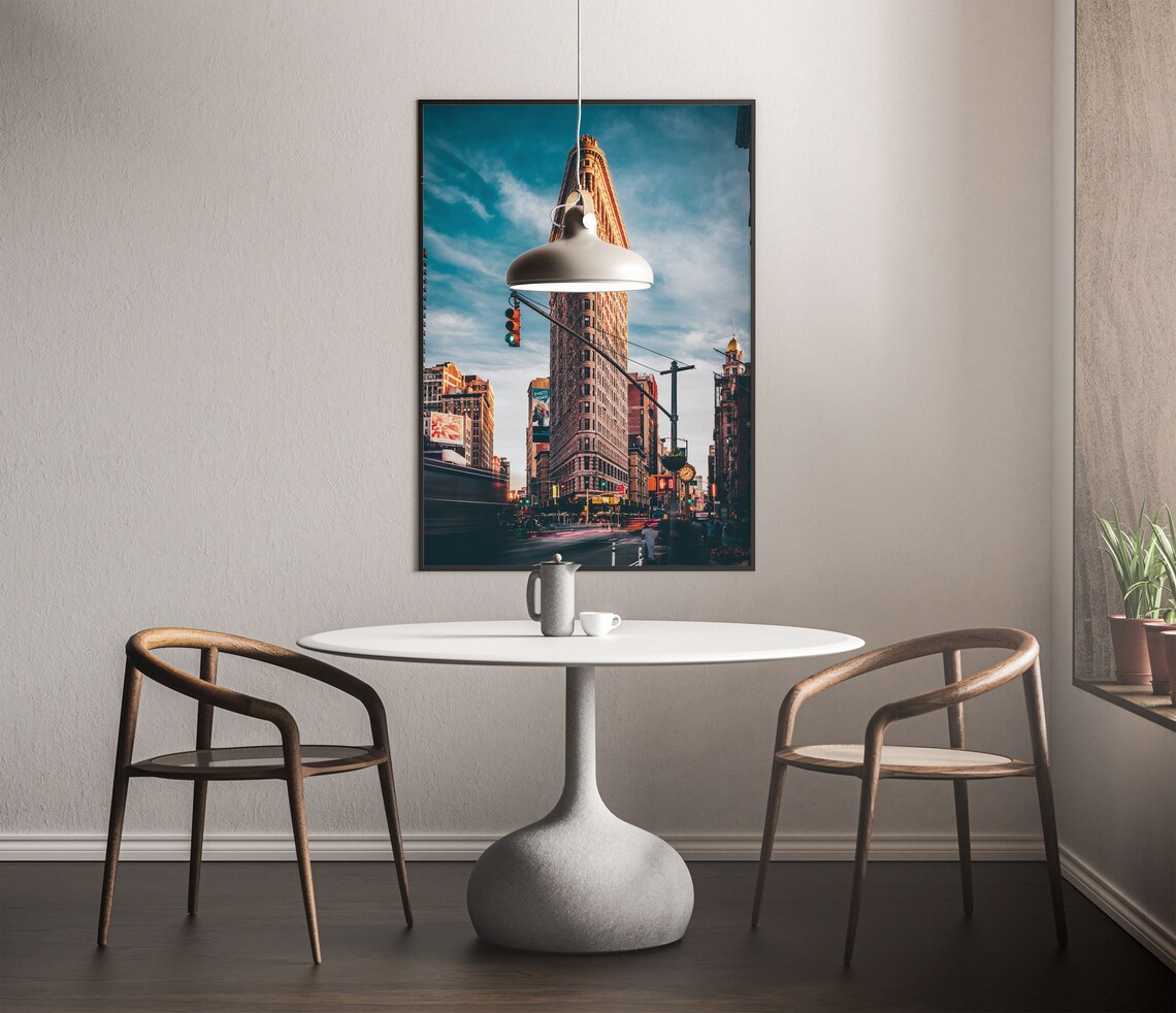 Flatiron Building New York Street Photography Cityscape Poster - Image 4