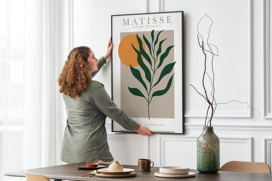 Henri Matisse Papiers Decoupes Sun and Leaf Abstract Art Poster - Image 5