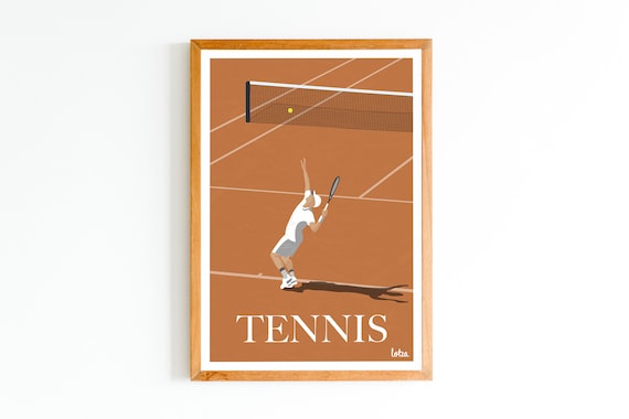 Roland Garros Minimalist Vintage Travel Poster