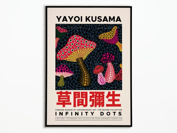 Yayoi Kusama Poster, Modern Art Poster Print