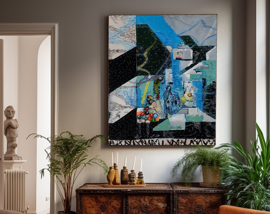 Floating Frame Color Options Gold Black Silver White Art Print - Image 5