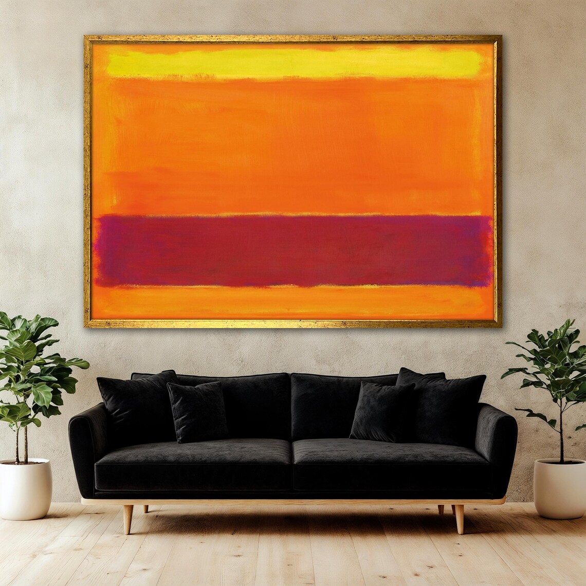 Mark Rothko Abstract Color Blocks, Modern Art Print - Image 3