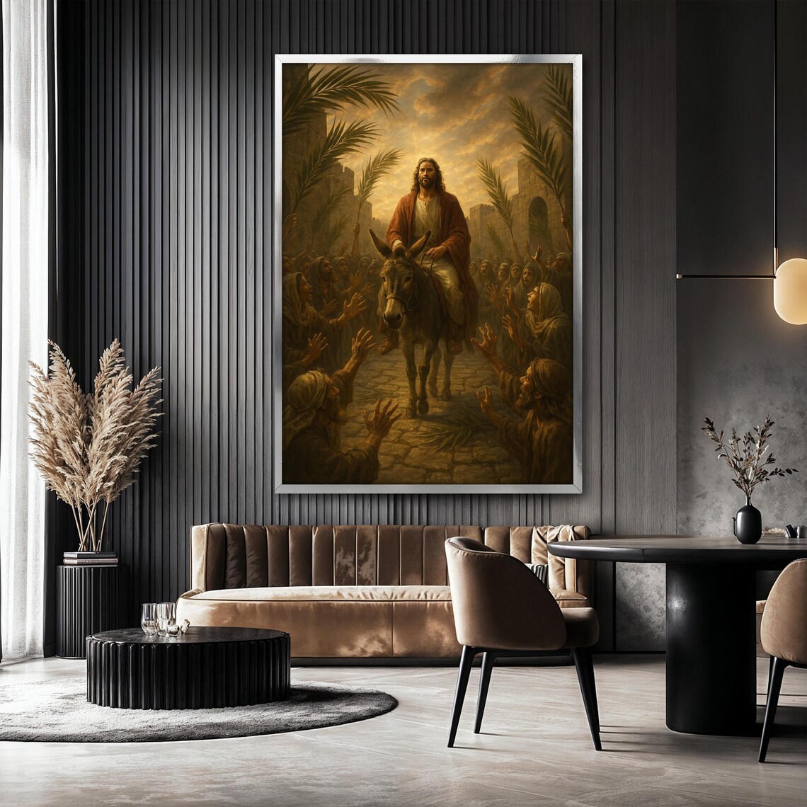 Jesus Entering Jerusalem, Christian Holy Week Decor - Image 2