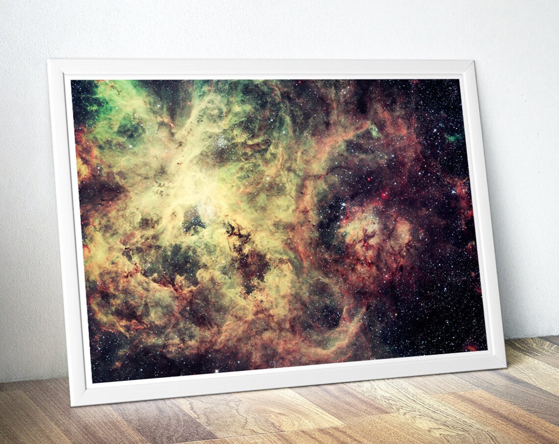 Hubble Tarantula Nebula Galaxy Art Print - Image 4