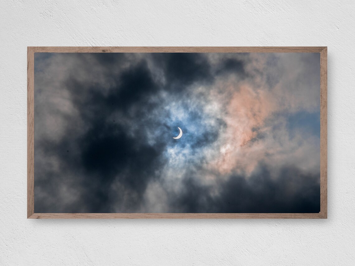 Moon Clouds Art Print