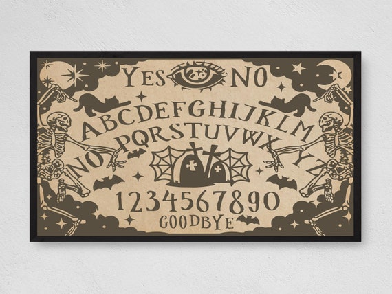 Vintage Ouija Board Halloween Art Print