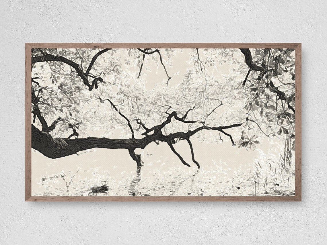 Abstract Branch Art Print, Modern Abstract Decor
